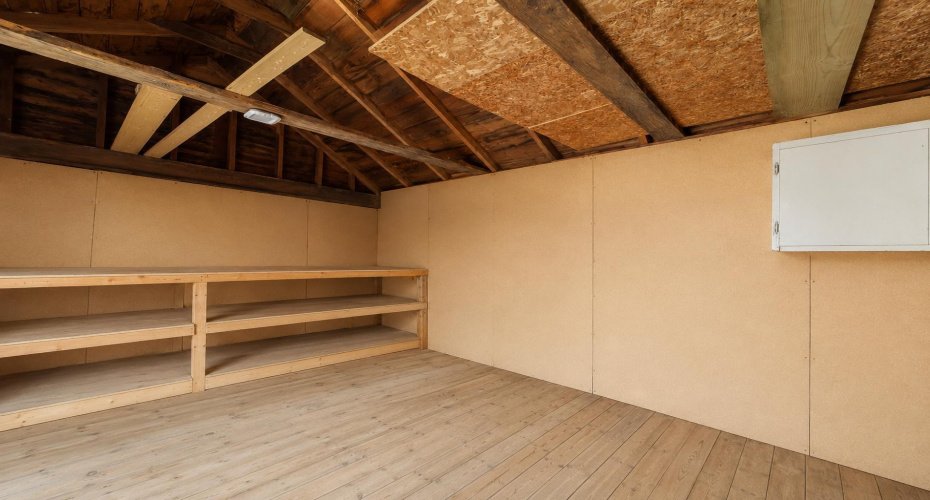 Inside of 10x16 shed!
