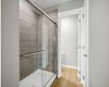 The shower and water closet in your primary ensuite bathroom - the home is under construction, so images are of a similar build for illustration purposes.
