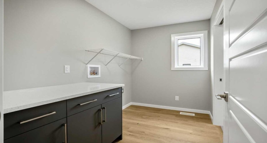 Convenient upstairs laundry room - the home is under construction, so images are of a similar build for illustration purposes.