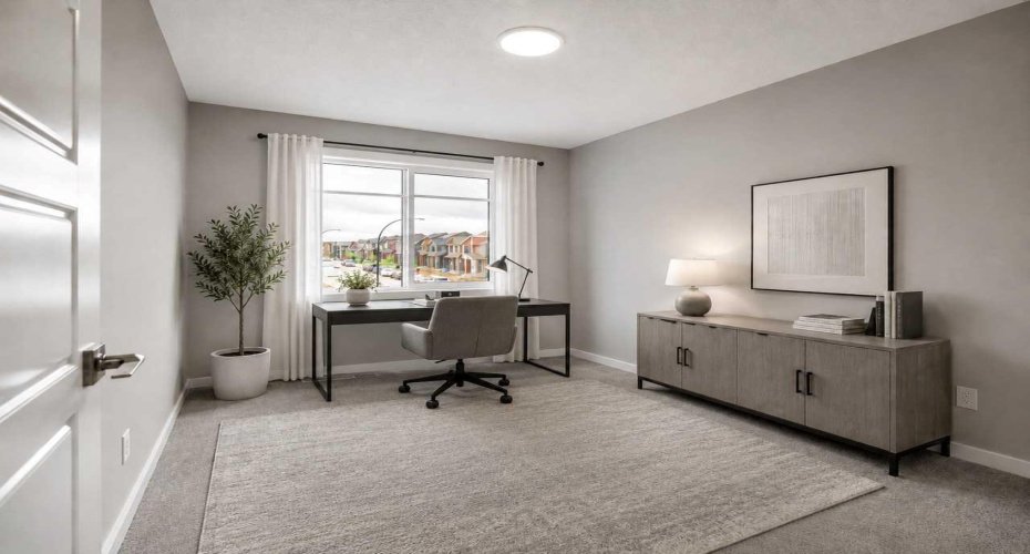 Great sized upper bedroom.Primary bedroom retreat - home under construction, images are virtually staged of another build for illustration purposes.