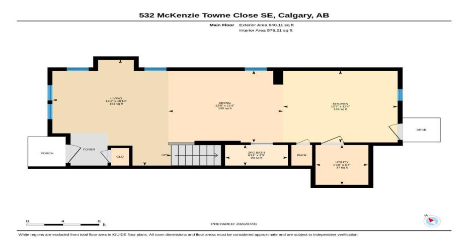 532 Mckenzie Towne Close, Calgary, Alberta T2Z 1A8, 2 Bedrooms Bedrooms, ,3 BathroomsBathrooms,Residential,For Sale,Mckenzie Towne,A2325387
