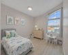 Virtually staged bedroom