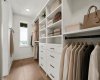 Primary Closet (virtually staged)