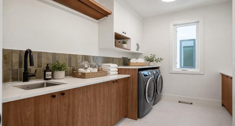 Laundry (virtually staged)