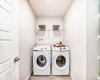 Upper floor laundry