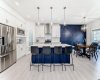 Kitchen and dining area