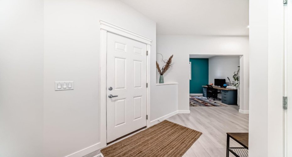 Front hallway and garage access