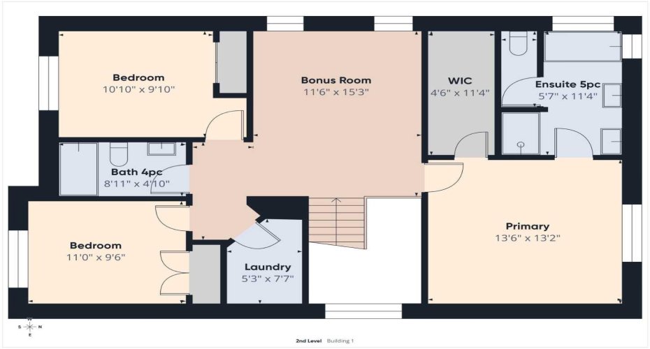 Upper Level Living Area: Spacious upstairs living area offering a comfortable and functional living space, well-suited for family use, relaxation, and everyday living.