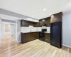 Illegal basement suite kitchenette.