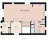 Main Floor Floor Plan: Floor plan of the main living area, illustrating the layout, flow, and functionality of the principal living spaces on the main level.