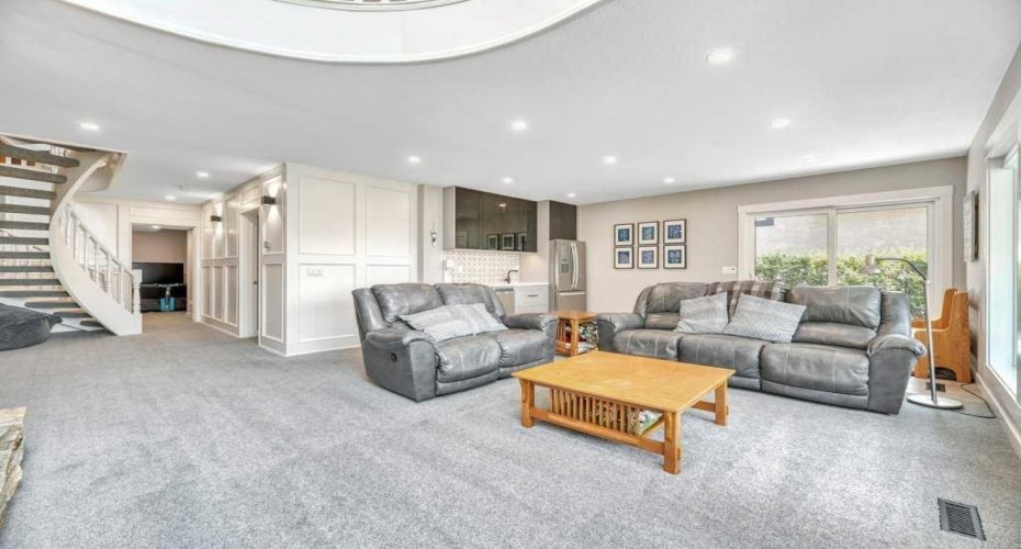 Basement has a Summer Kitchen