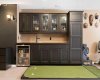Wet Bar in Basement Game/Media Room