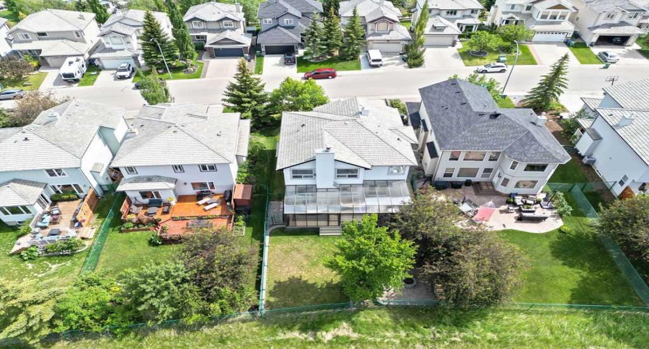 Aerial View of Exterior Backyard