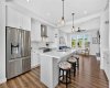 Sleek upgraded stainless steel appliances