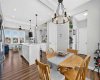 Upgraded modern rustic chandalier