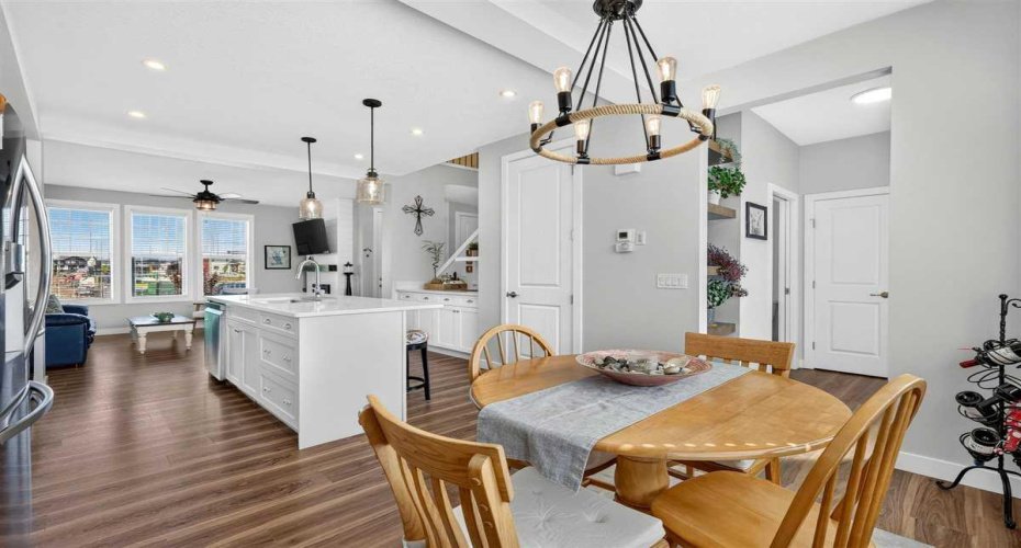Upgraded modern rustic chandalier