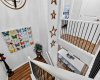 View of staircase from 2nd floor