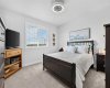 Primary Bedroom will easily fit king size bed