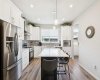 Bright open kitchen