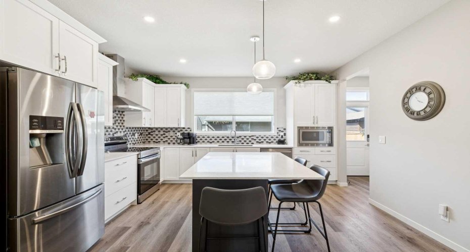 Bright open kitchen
