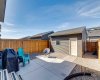 Fenced back yard