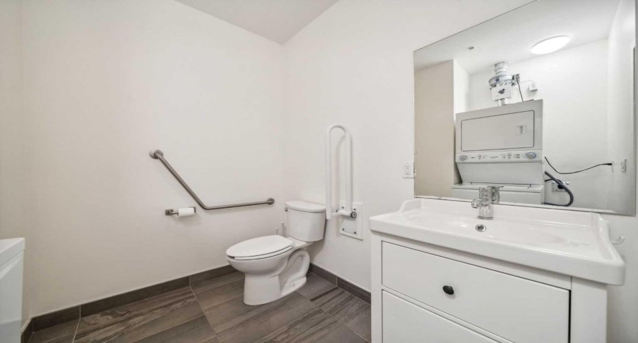 Large half bath