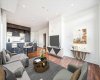 Virtually staged living room