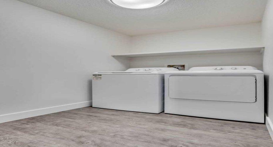 Basement laundry