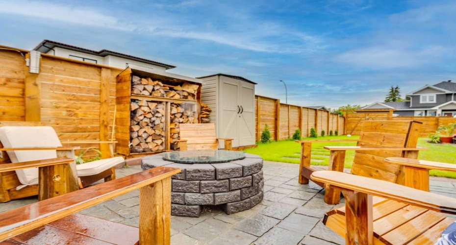 Fire pit area