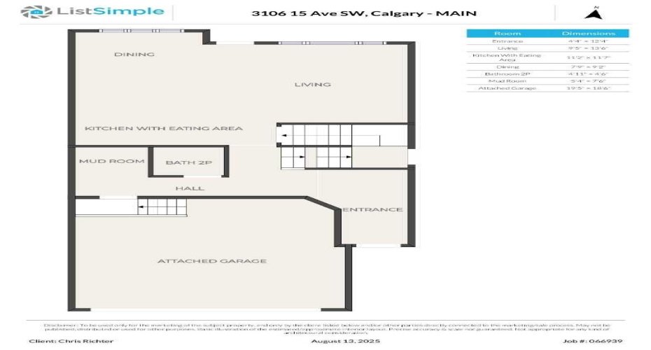 Main-floor floorpan