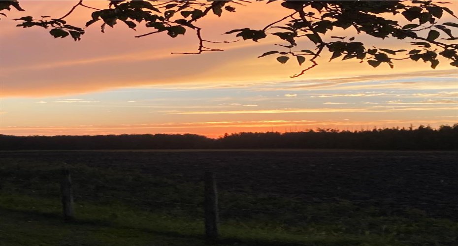 The end of a beautiful day at the lake