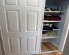 Hall closet on upper level