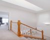 Skylight shining on stairwell