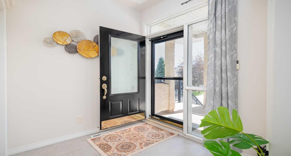 Foyer leading to front porch