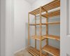 Walk-in storage closet, separate from front hall coat closet