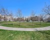 Greenspace in front of the building