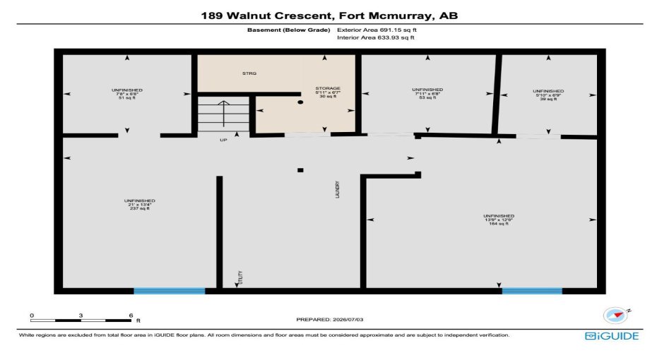 189 Walnut Crescent, Fort McMurray, Alberta T9K 0N4, 3 Bedroom Bedrooms, 0 ,3 BathroomBathrooms,Residential,For Sale,Walnut,0,A2325402