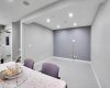 Basement recreational room