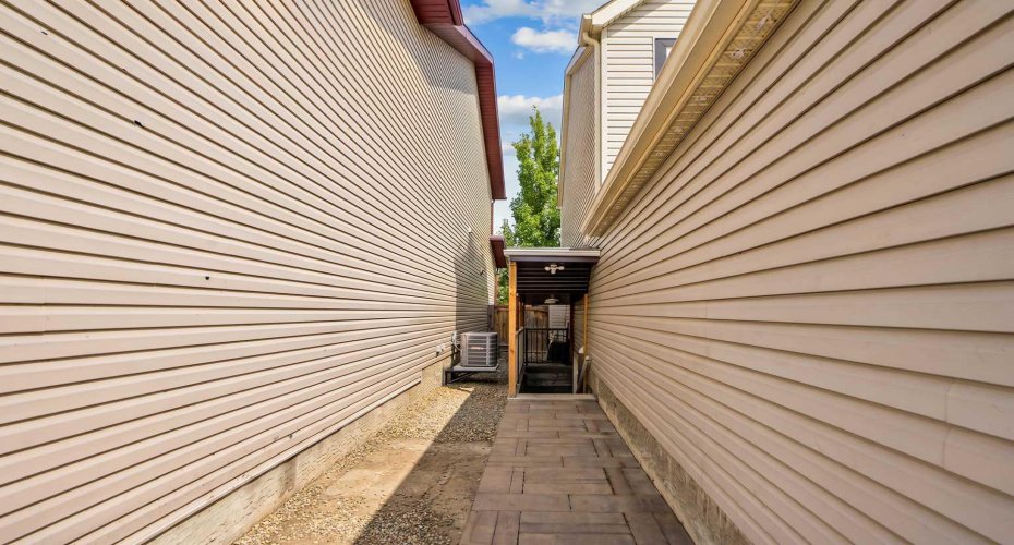 New walkup entrance that leads to  separate entrance and living space