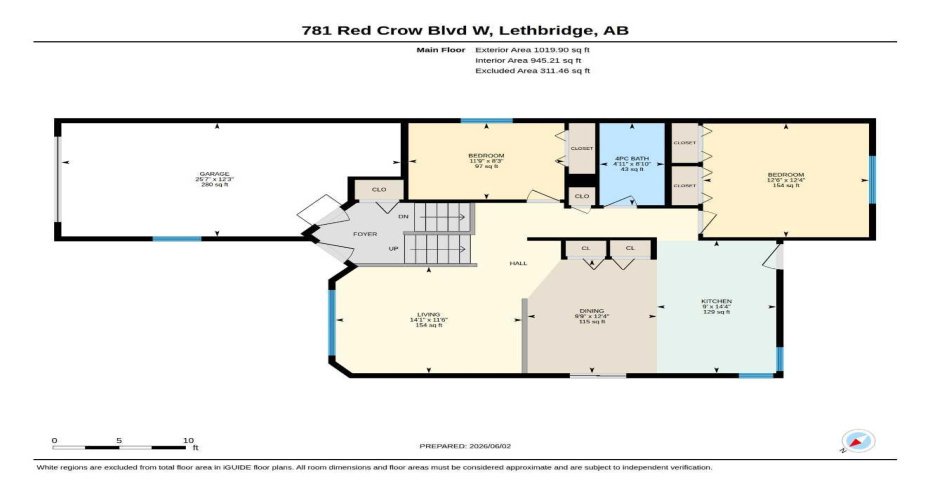 781 Red Crow Boulevard, Lethbridge, Alberta T1K 7M4, 3 Bedroom Bedrooms, 0 ,2 BathroomBathrooms,Residential,For Sale,Red Crow,0,A2326430