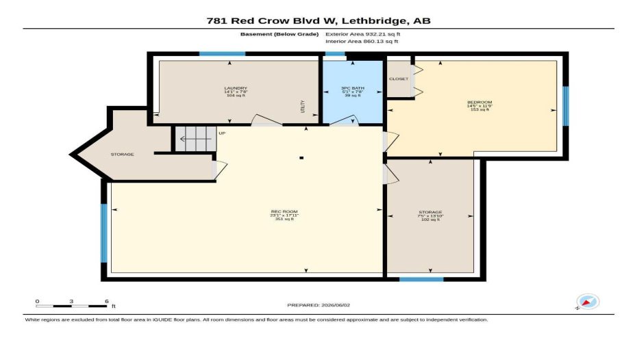 781 Red Crow Boulevard, Lethbridge, Alberta T1K 7M4, 3 Bedroom Bedrooms, 0 ,2 BathroomBathrooms,Residential,For Sale,Red Crow,0,A2326430