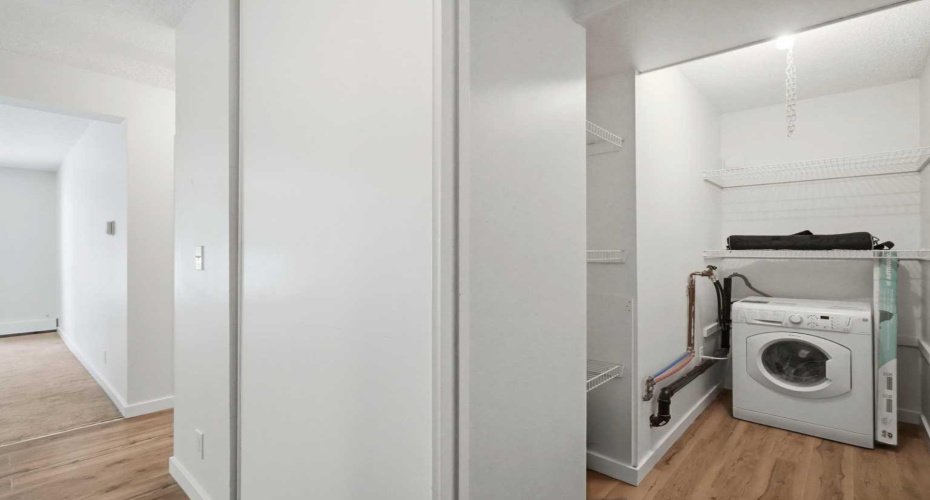 In-suite laundry