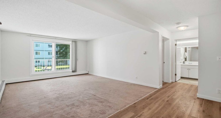 Open inviting living space with west facing views and natural light