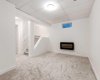 Basement living room - brand new carpet