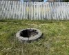 firepit in the backyard