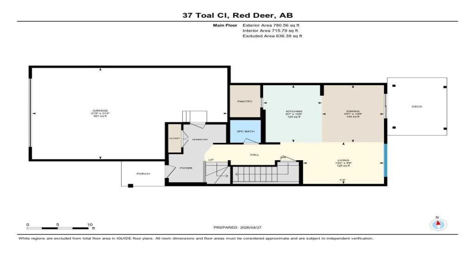 37 Toal Close, Red Deer, Alberta T4P 0W6, 3 Bedroom Bedrooms, 0 ,3 BathroomBathrooms,Residential,For Sale,Toal,0,A2327010