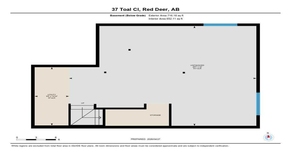 37 Toal Close, Red Deer, Alberta T4P 0W6, 3 Bedroom Bedrooms, 0 ,3 BathroomBathrooms,Residential,For Sale,Toal,0,A2327010