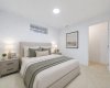 4th Bedroom in basement - Virtual Staging