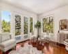 French doors out to the balcony
