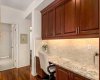 There is no shortage of space or storage in this kitchen